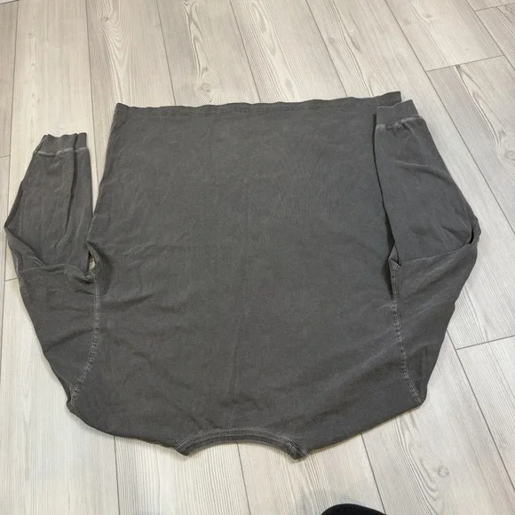 Coach Men's XL Bear Graphic Relaxed Long Sleeve T-Shirt Gray & Purple Cotton - Picture 10 of 11